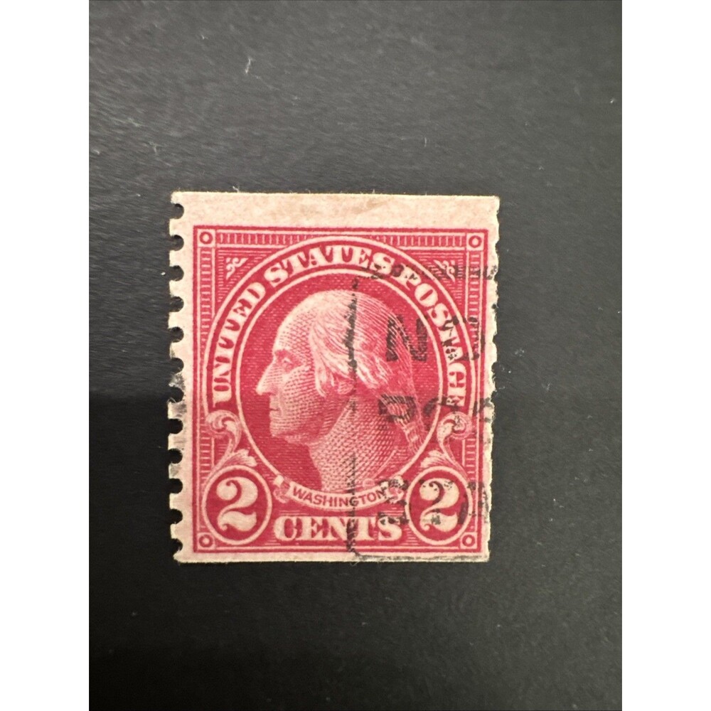 US Scott #519 1917 2¢ George Washington Carmine Used Perf 11